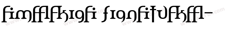 amerika signature字体转换